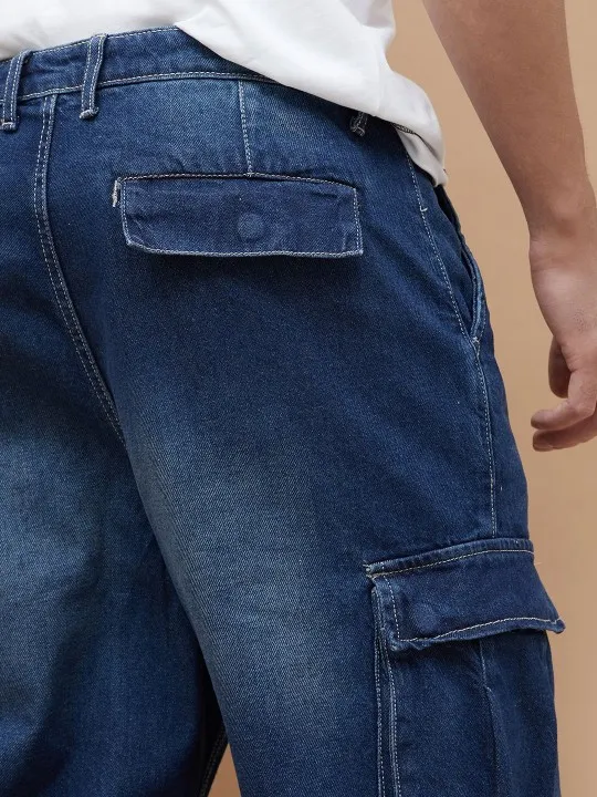 Men Cargo Styles Relaxed Fit Jeans - Image 6