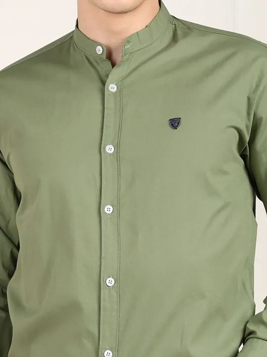 Men Slim Fit Opaque Casual Shirt - Image 4